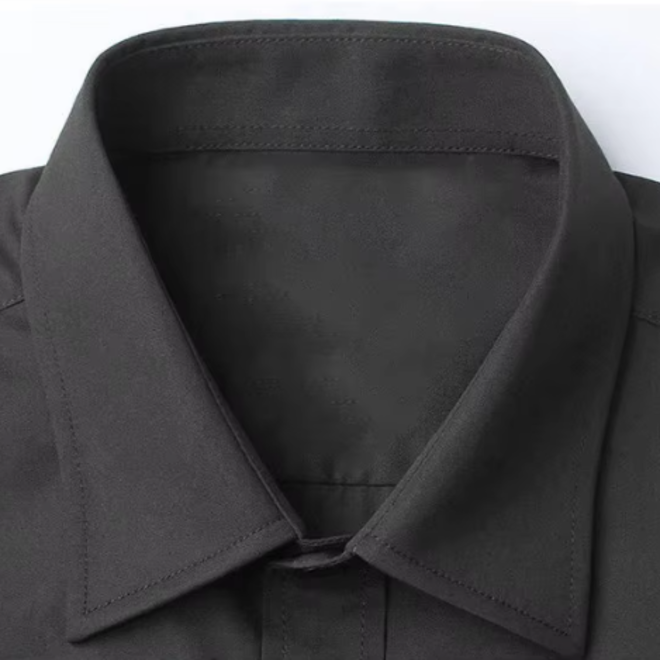 Formal Mens Autumn Solid Shirt