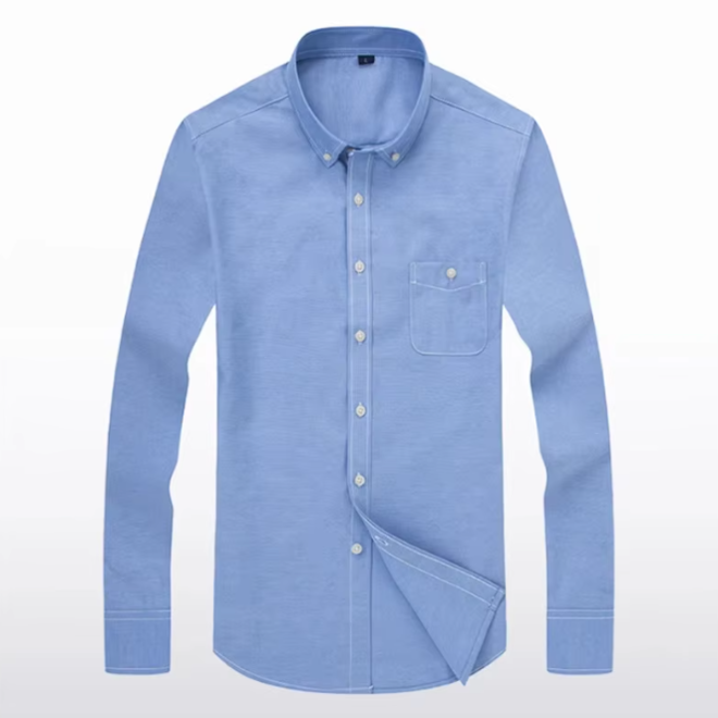 Mens Button up Fashionable Lapel Business Shirt