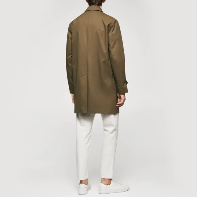 Mens Autumn Slim Fit Trench Coat