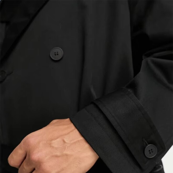 New Autumn Long Quick Dry Trench Coat for Men