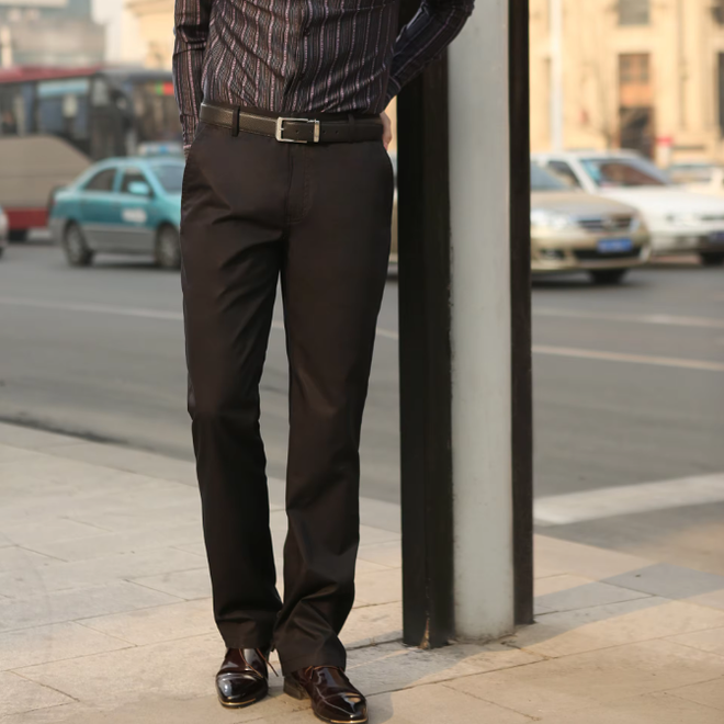 Classic Mens Business Casual Trousers