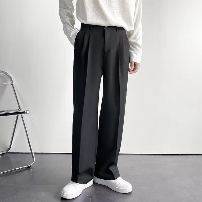 Korean Style Mens Suit Pants