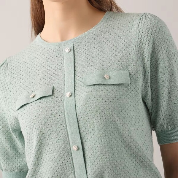 Ladies ShortSleeved Casual Knitwear