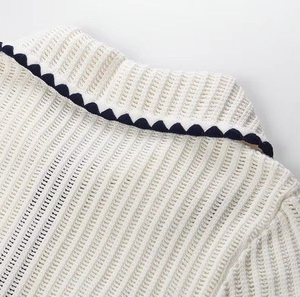 Fall New Short Sleeved Knit Sweater